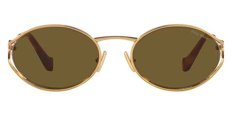 miu miu 52ys brass gold|Miu Miu™ MU 52YS 7OE01T 54 .